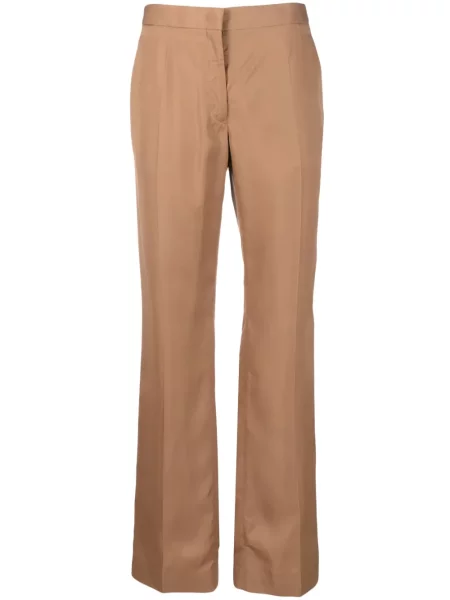 Pantaloni Jil Sander evazate maro