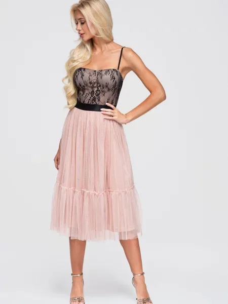 Rochie de cocktail Edoti negru