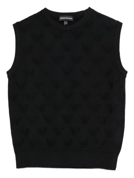 Kamizelka dziecięca Emporio Armani czarna