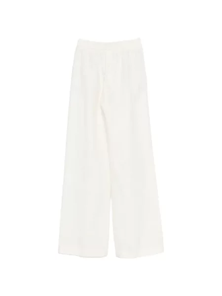 Pantaloni Eleventy alb