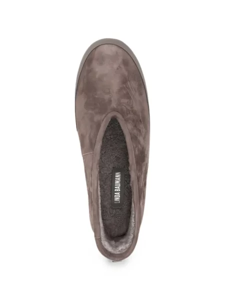 Szarvasbőr slip on sneaker Linda Baumann barna