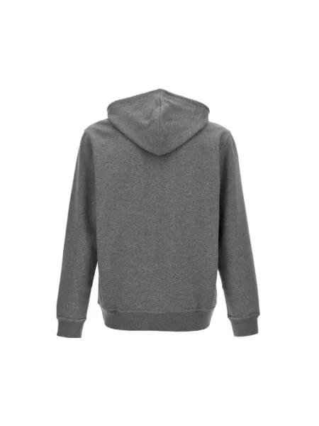 Bluza z kapturem Brunello Cucinelli z kapturem szara