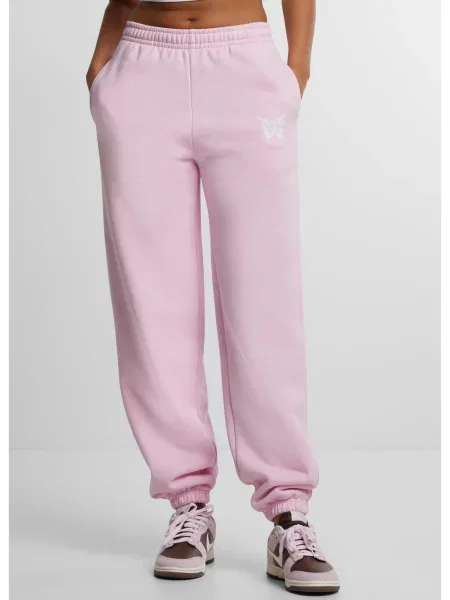 Pantaloni sport Mister Tee roz