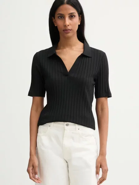 Tricou polo Marc O'polo din modal negru