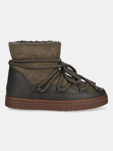 Кожаные классические сапоги Inuikii зеленые