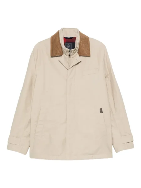 Geacă Fay cu glugă alb