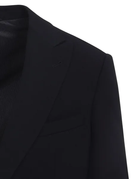 Μάλλινο κοστούμι σύνολο Giorgio Armani μπλε