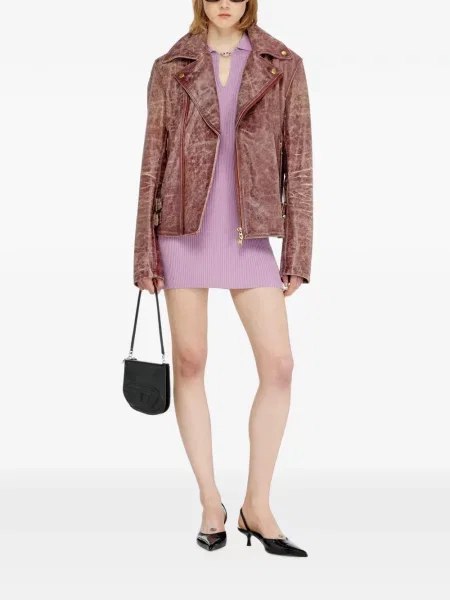 Scurt rochie Diesel de mătase violet