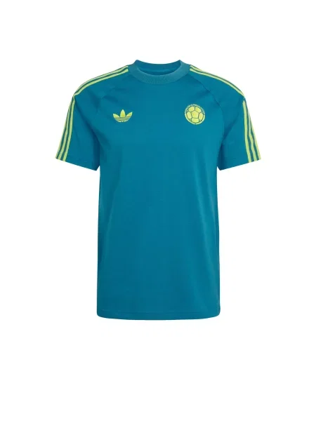 ADIDAS PERFORMANCE Funkční tričko Kolumbien limone / petrolejová