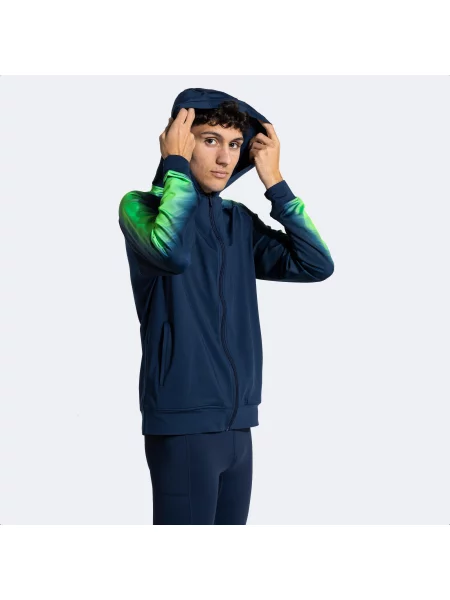 Bluza dresowa z kapturem Joma Elite XI niebieska