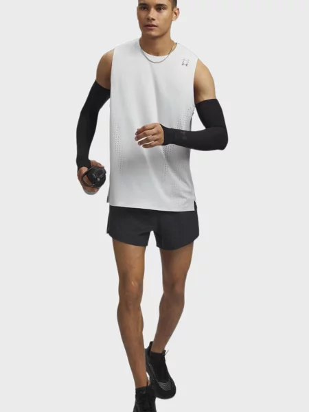 Шорты Under Armour в полоску для бега черные