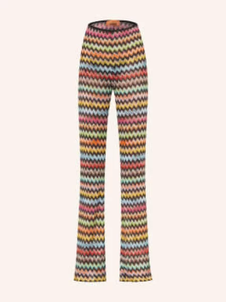 Missoni Spodnie Z Dzianiny Z Brokatową Przędzą schwarz czarne