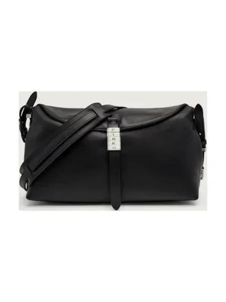 PINKO Geantă Saddle Baguette Classic AI PL negru