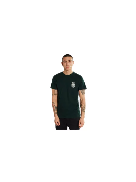 Dedicated T-shirt Stockholm Good Coffee Dark Green Mężczyźni Koszulki Dedicated Zielony Size: L czarna
