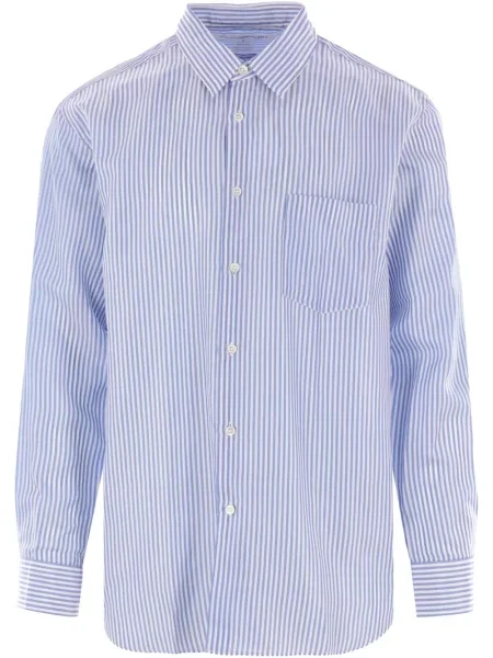 Prugasta košulja Comme Des Garçons Shirt plava
