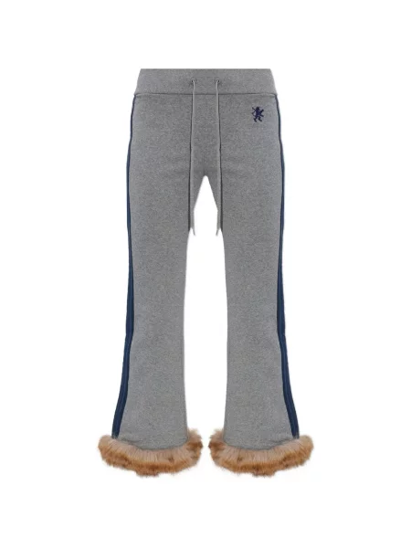 Garnitură de blană pantaloni Balenciaga cu blană gri