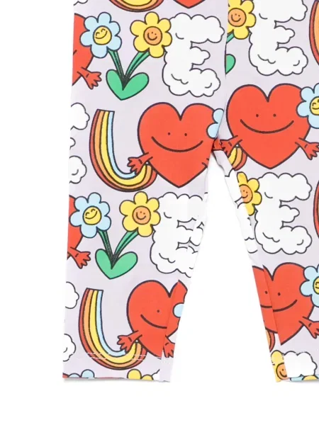 Legginsy dziecięce Stella Mccartney fioletowe