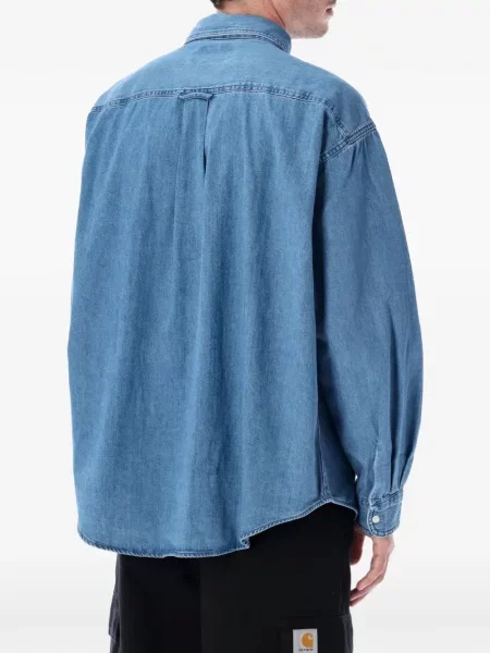 Košeľa Carhartt Wip modrá