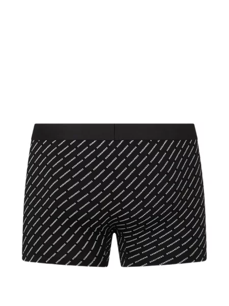 Șosete Dsquared2 cu imagine negru