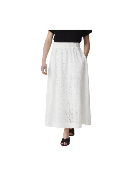 Spódnica Alpha Studio z dżerseju biała