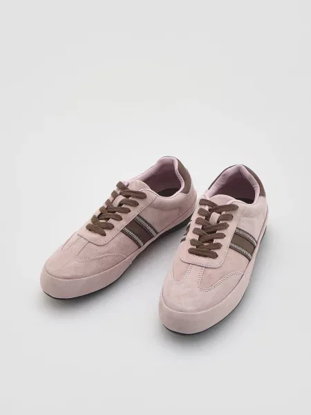 Reserved Замшеві кеди різнобарвний 