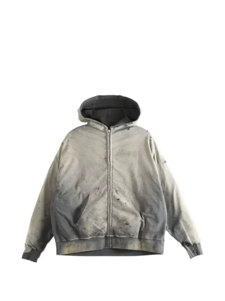 Hoodie Saint Mxxxxxx με φθαρμένο εφέ γκρι