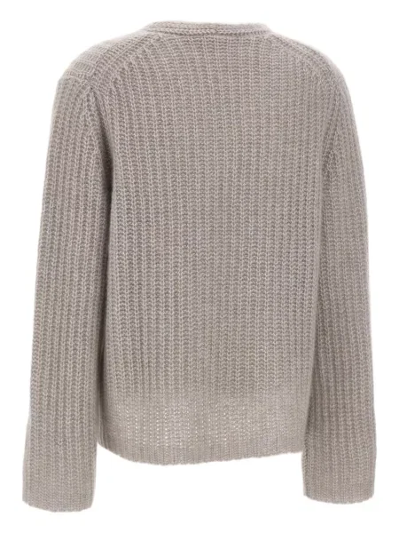 Pulover Hemisphere cu decolteu în V gri