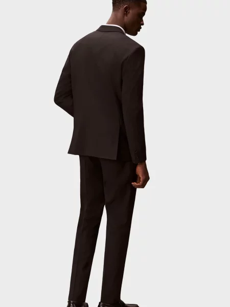 Шерстяные брюки Calvin Klein черные