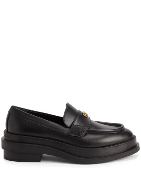 Pantofi loafer Giuseppe Zanotti din piele negru