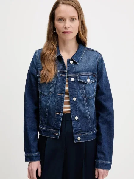 Дънково яке Tommy Hilfiger преходен модел тъмносиньо