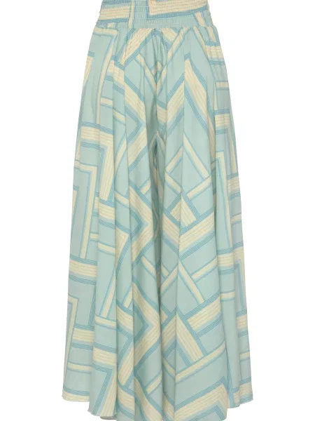 LASCANA Fustă / galben deschis albastru