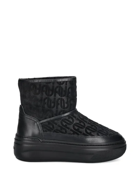 Botine Furla cu imagine negru