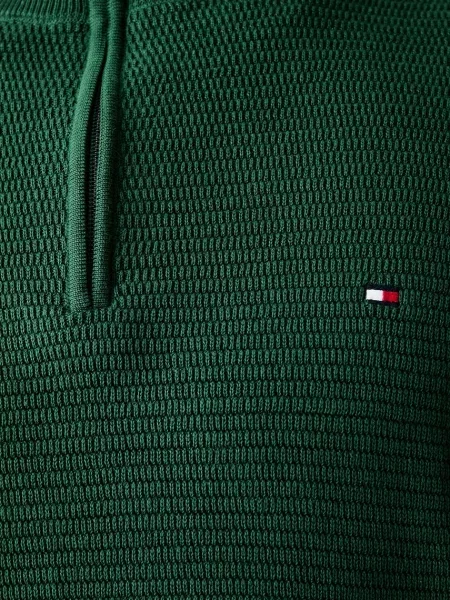 Tommy Hilfiger пуловер мъжки от зелено