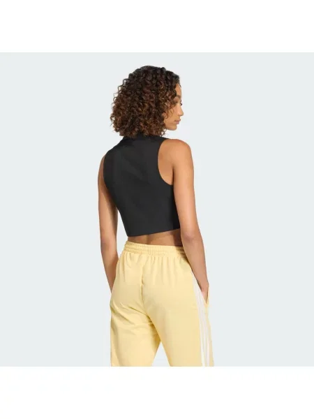 Top Adidas bez rękawów klasyczny czarny