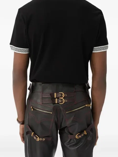 Tricou Versace din jerseu negru