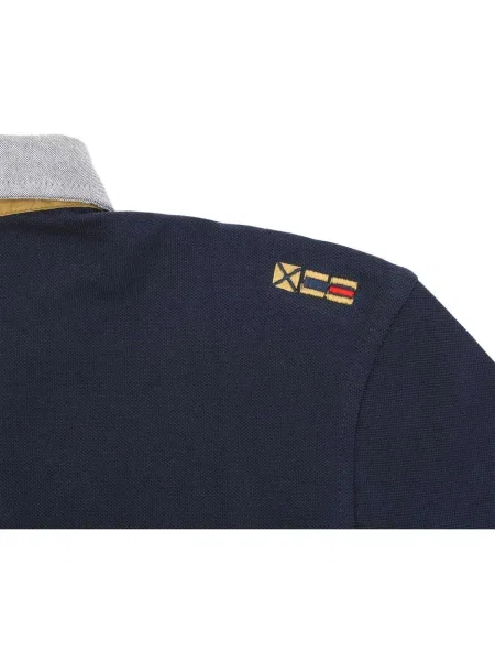 Tricou polo Vent Du Cap albastru