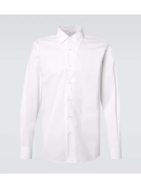 Cămașă Saman Amel din poplin alb