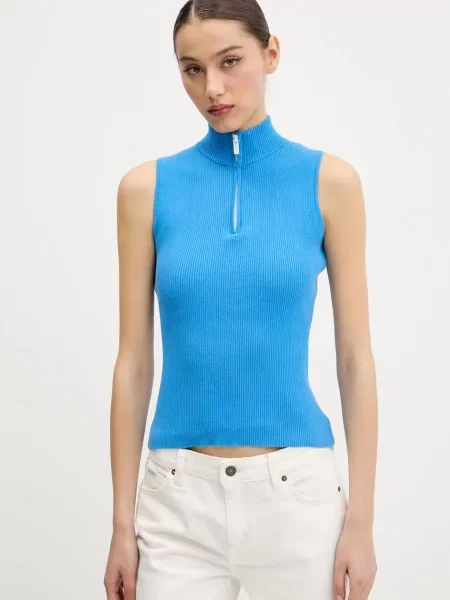 Топ Karl Lagerfeld Jeans синьо