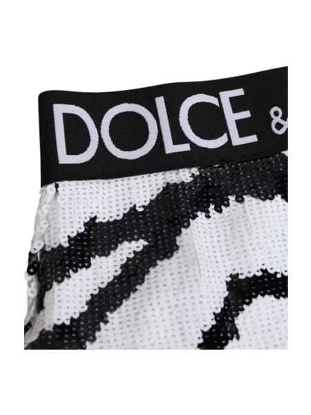 Haftowane slipy Dolce And Gabbana białe