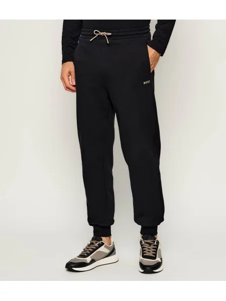 BOSS GREEN Pantaloni de trening Hover Zone negru