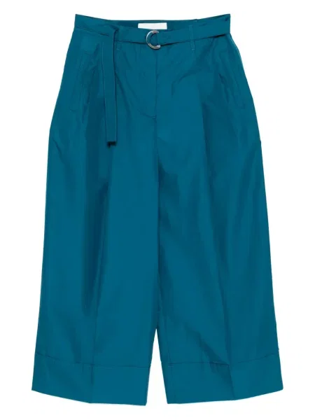 Pantaloni 3.1 Phillip Lim plisate albastru