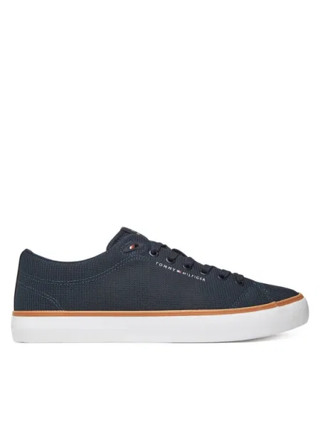 Tommy Hilfiger Сникърси Th Hi Vulc Core Low Ii Mesh тъмносин