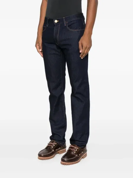 Blugi Giorgio Armani cu 5 buzunare albastru