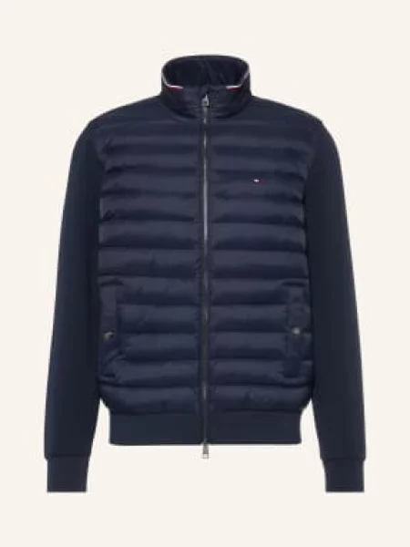 TOMMY HILFIGER Zimní bunda Ess námořnická modř modrá