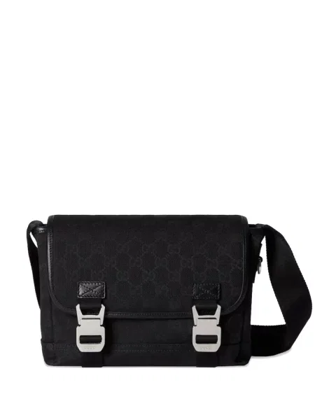 Geantă crossbody Gucci cu cataramă negru