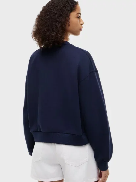 Свитшот Tommy Hilfiger с лого синий