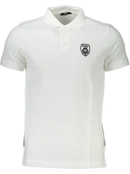 Polo Cavalli Class cu mâneci scurte alb