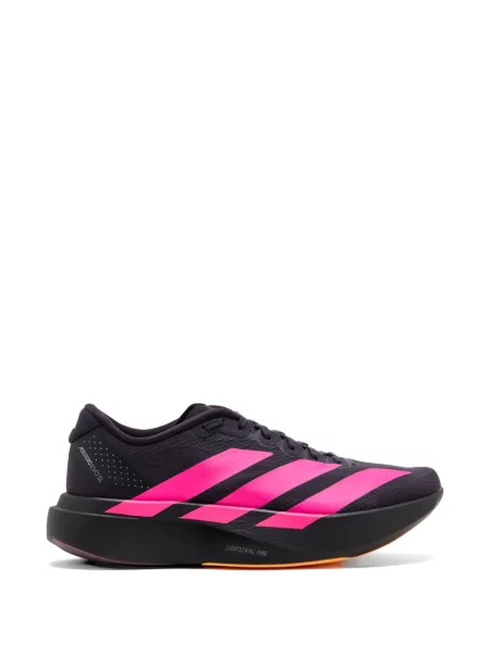 Sneakerși Adidas Adizero alergare cu motiv cu inimi de catifea cord roșu
