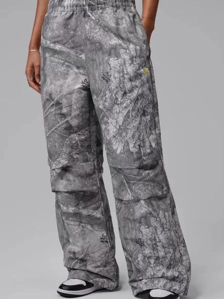 Spodnie Jordan Brooklyn Realtree Pants White/ Bright Citron XS szare