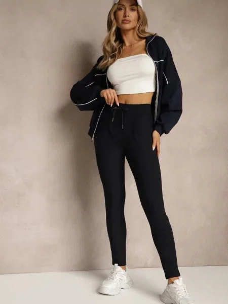 Pantaloni Zelpia Bleumarin